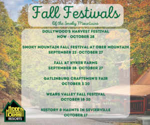 Smoky Mountain Events- September October 2024