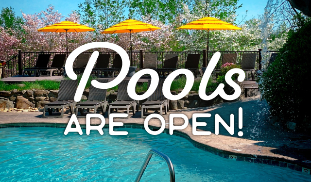 Pools are open!
