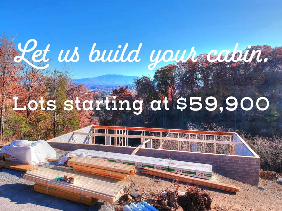 Build your own cabin in the Smokies